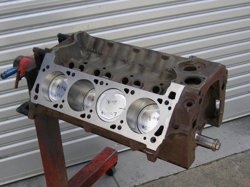 Ford Cleveland 393ci Stroker Short Engine Ready for the Customer to Complete Assembly and Paint.